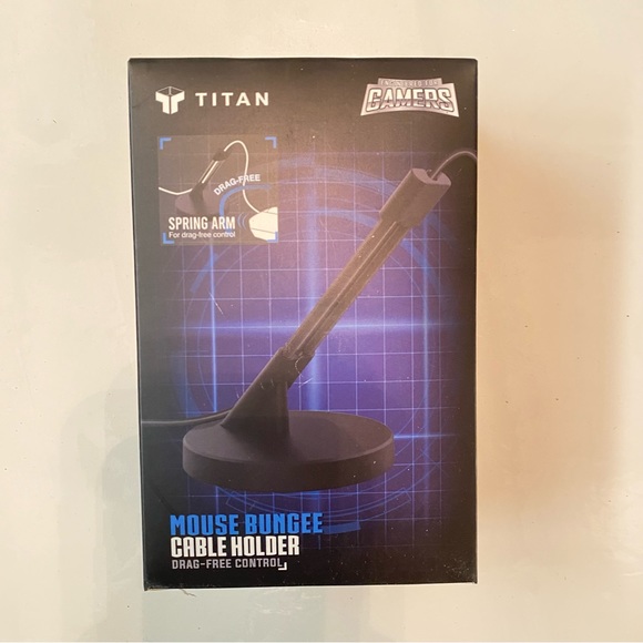 Mouse Bungee Cable Holder For Drag-Free Control - Picture 1 of 4